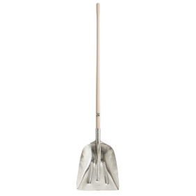 Pelle en aluminium avec manche en bois - longueur 130 cm LEBORGNE