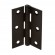 Charnières rectangulaires en acier noir pour porte de meuble - par 20