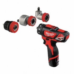 MILWAUKEE M12BD-201C M12BD-0 M12 12 V 1//4/" Tournevis batterie 2AH