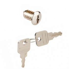 Cylindre interchangeable - pour serrure de meuble - Z23 s'entrouvrant HETTICH