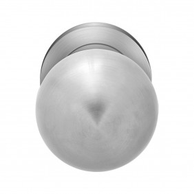 Bouton de porte rond fixe - diamètre 55 mm - série EK300 - inox satiné KARCHER DESIGN