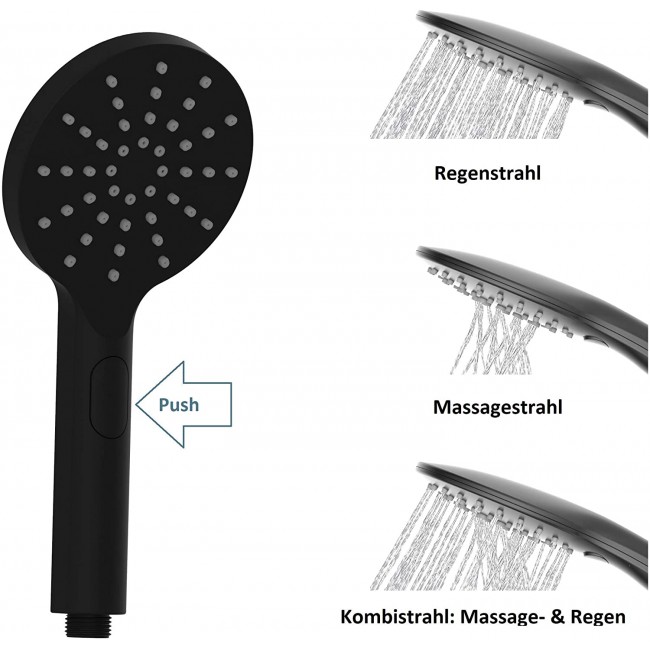 Colonne de douche - mitigeur Thermostatique - Noir Mat - Madura Fresh 8.jpg SCHÜTTE