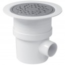 Siphon de sol pvc Docia Système - grille aluminium - diamètre 192 mm NICOLL