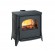 Poêle à bois en fonte et catalytique 11,9 kW - noir anthracite - Lavinia EOS