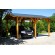 Carport en bois Douglas - 6 poteaux - 550 x 650 cm