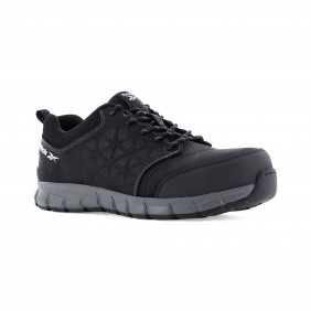 Baskets de sécurité en cuir EXCEL LIGHT S3 SRC ESD HRO – noir Reebok