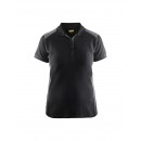 Polo de travail femme en coton 3390 - noir et gris clair BLAKLADER
