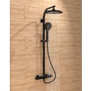 Colonne de douche - mitigeur Thermostatique - Noir Mat - Madura Fresh 6.jpg SCHÜTTE