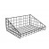 Panier grille noire - maille 40 mm - pour système d'agencement RAP