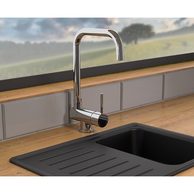 Mitigeur monocommande ouverture de fenêtre - cuisine - chromé - Window 5.jpg SCHÜTTE