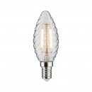 Ampoule LED flamme - E14 - 2700K - vintage - torsadé clair PAULMANN