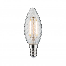 Ampoule LED flamme - E14 - 2700K - vintage - torsadé clair PAULMANN