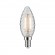Ampoule LED flamme - E14 - 2700K - vintage - torsadé clair