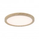 Plafonnier LED rond effet bois 3000K Atria Shine Backlight PAULMANN