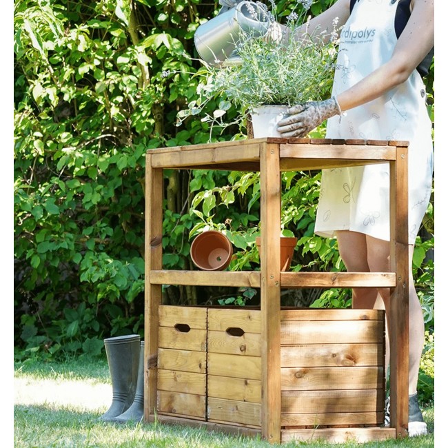 Table de préparation de jardinage - 91x45x90 cm - TERO CL3B - Bricozor 2.jpeg JARDIPOLYS