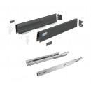 Kit tiroir simple InnoTech Atira - hauteur 70mm - Silent System 30 kg HETTICH