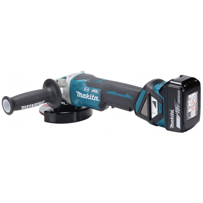 Meuleuse sans fil LXT® 18V avec poignée X-LOCK - Ø125mm - batteries + chargeur - DGA519RTJ1 - Bricozor 1.jpg MAKITA