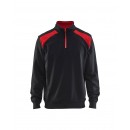 Sweat camionneur avec détail aux épaules - noir et rouge BLAKLADER