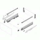 Kit tiroir tringles - profil H94mm dos H186 mm -anthracite- ArciTech HETTICH