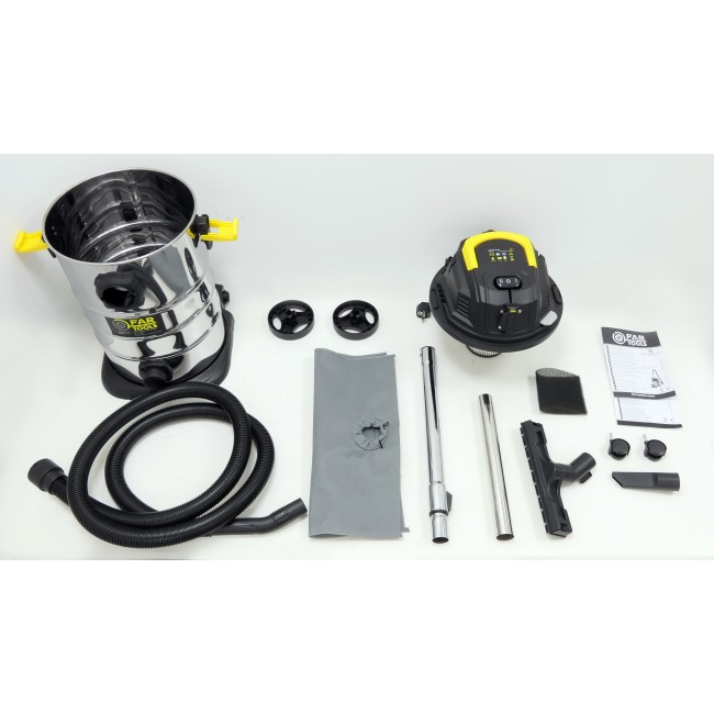 Aspirateur eau et poussières 1300W - 30L - prise asservie - NET-UP25ID 1.jpg FARTOOLS