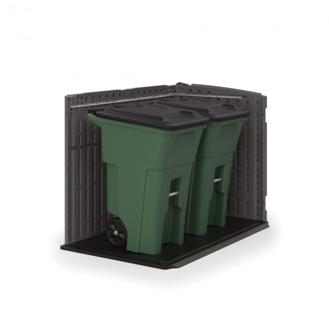 Coffre de jardin polyéthylène Stowaway - 1,98 m³ - plancher inclus - Bricozor 4.jpg SUNCAST