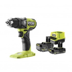 Perceuse à percussion Brushless 18V ONE+™ + 2 batteries 2/4Ah + sac de transport - RPD18BL1-2C42S RYOBI