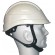 Casque KARA monteur avec jugulaire 4 points EBT réglable - ABS blanc