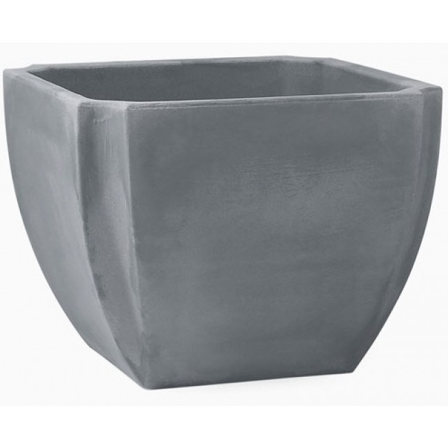 Bac à Fleurs Carré Haut DIVA BASALT Anthracite