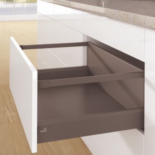 Tiroir avec tringles - anthracite-Arcitech HETTICH