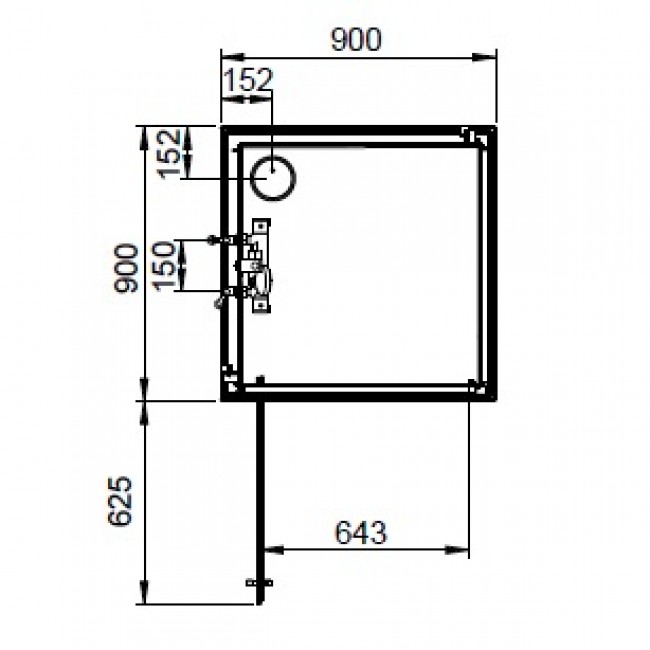 schema-cabine-de-douche-90x90-cm-iziglass-2-acces-face-porte-pivotante-mitigeur-mecanique-leda.jpg LEDA