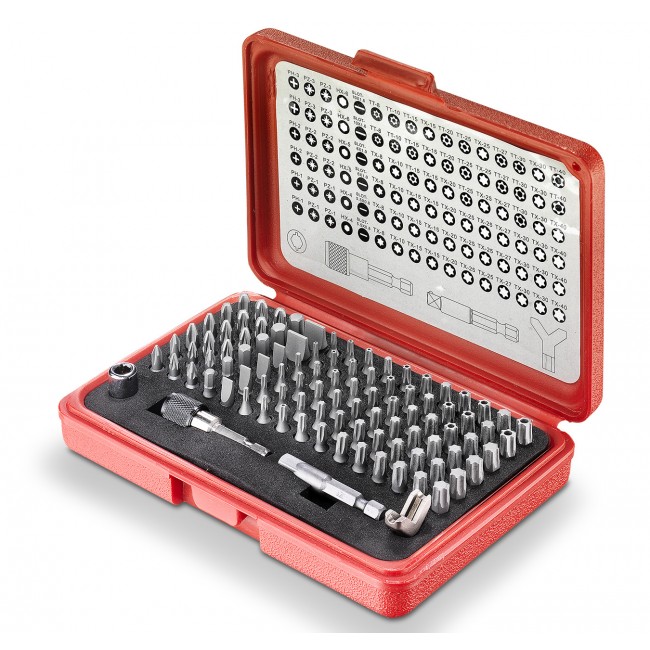 Jeu d'embouts - 100 pièces 1/4'' Promac