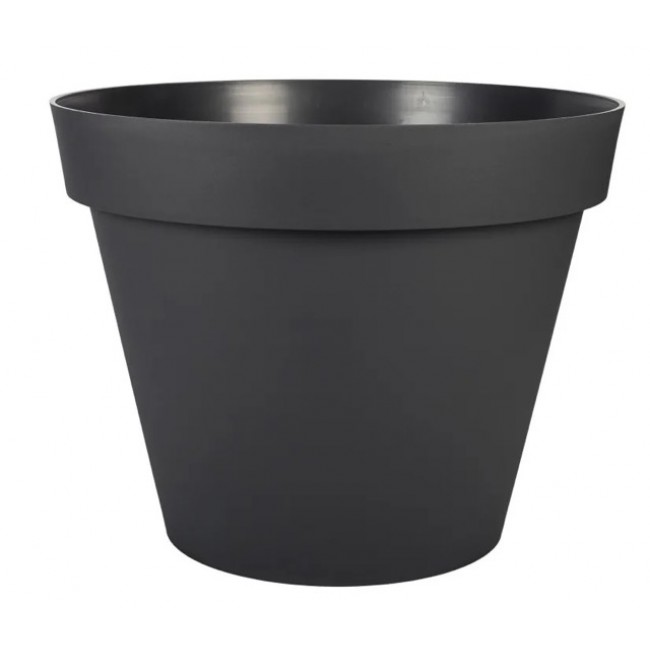 Pot rond anthracite - diamètre 80 cm - 170 litres - Toscane 13623  m.jpeg EDA PLASTIQUES