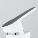 Mitigeur monocommande - lavabo - blanc et chromé Alaska 3.jpg SCHÜTTE