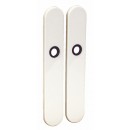 Plaques oblongues pour poignées 710 et 232 - polyamide - Arcolor 8900 VACHETTE