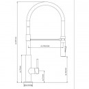 Mitigeur monocommade cuisine - avec ressort en spirale - chromé - Stilo 1.jpeg SCHÜTTE