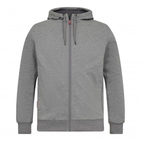 Sweat de travail imperméable zippé à capuche Extend - coloris gris ENGEL