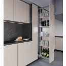 Kit de colonne extractible 852 - 5 paniers Unica - 2185 mm INOXA