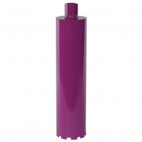Couronne diamantée à eau pour béton 1 1/4" - Ø121 mm longueur 430 mm SIDAMO