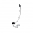 Vidage de baignoire à chaînette avec siphon orientable NICOLL