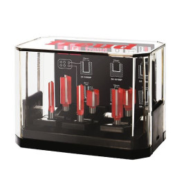 Coffret 6 fraises carbure pour défonceuse - diamètre 8 mm FREUD