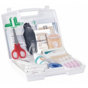 Valise De Secours Menuisier Farmor EMA10010 - Pour 4 à 6 Personnes, Kit De Premiers Secours