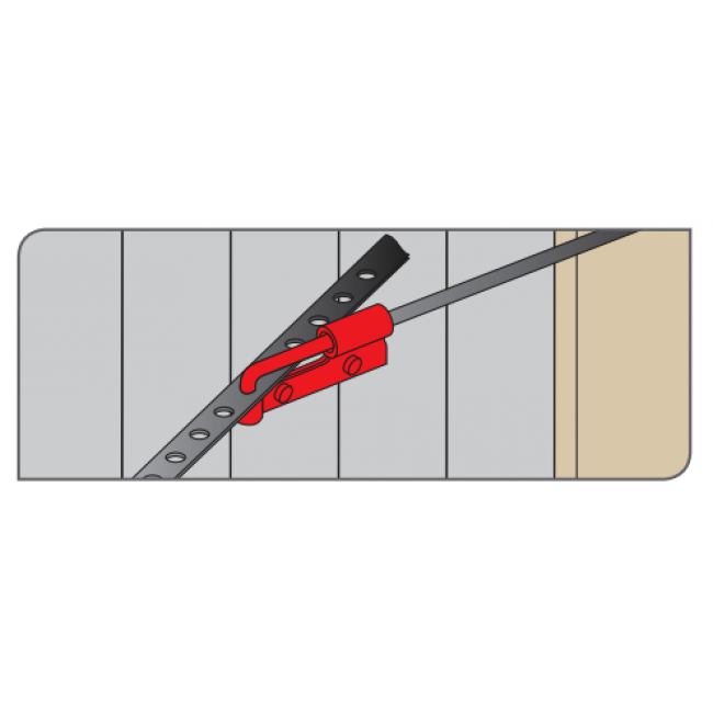 Verrou clic sécurité pour crochet de volet TORBEL