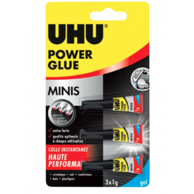 Colle de réparation instantanée - Super Glue Minis Gel 34190 Uhu