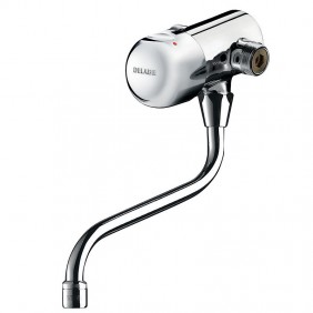 Mitigeur monocommande temporisé - pose mural bec orientable - Tempomix DELABIE
