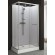 Cabine de douche rectangulaire - 100 x 80 portes coulissantes - Kara