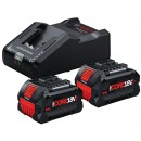 Kit chargeur GAL 18V-160 PROFESSIONAL + 2 batteries Starter-Set ProCORE 18V 8Ah BOSCH