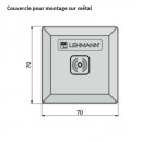 Cache avant - porte métallique - serrure électronique à badge Mifare-1.jpeg LEHMANN