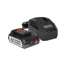 Pack batterie 2Ah 20V KS 20V2-1 + chargeur 20V KS C24A KONNER & SOHNEN