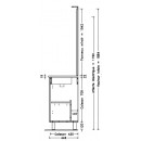 Meuble de salle de bains complet - largeur 60 cm - Angelo Néova