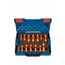 Set de 13 tournevis VDE isolés avec testeur de phase unipolaire - 1600A02NF9 BOSCH